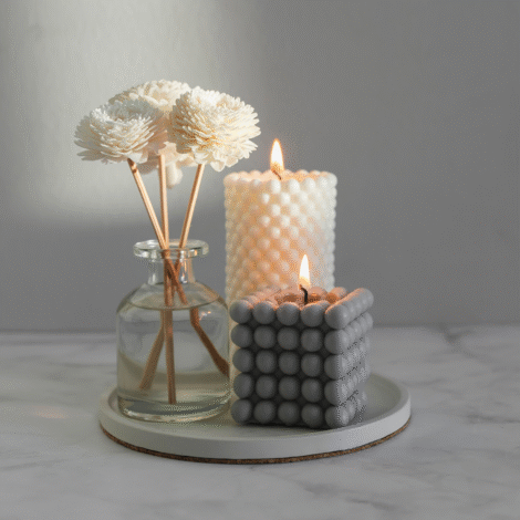 Luxury Marble Candle Stand